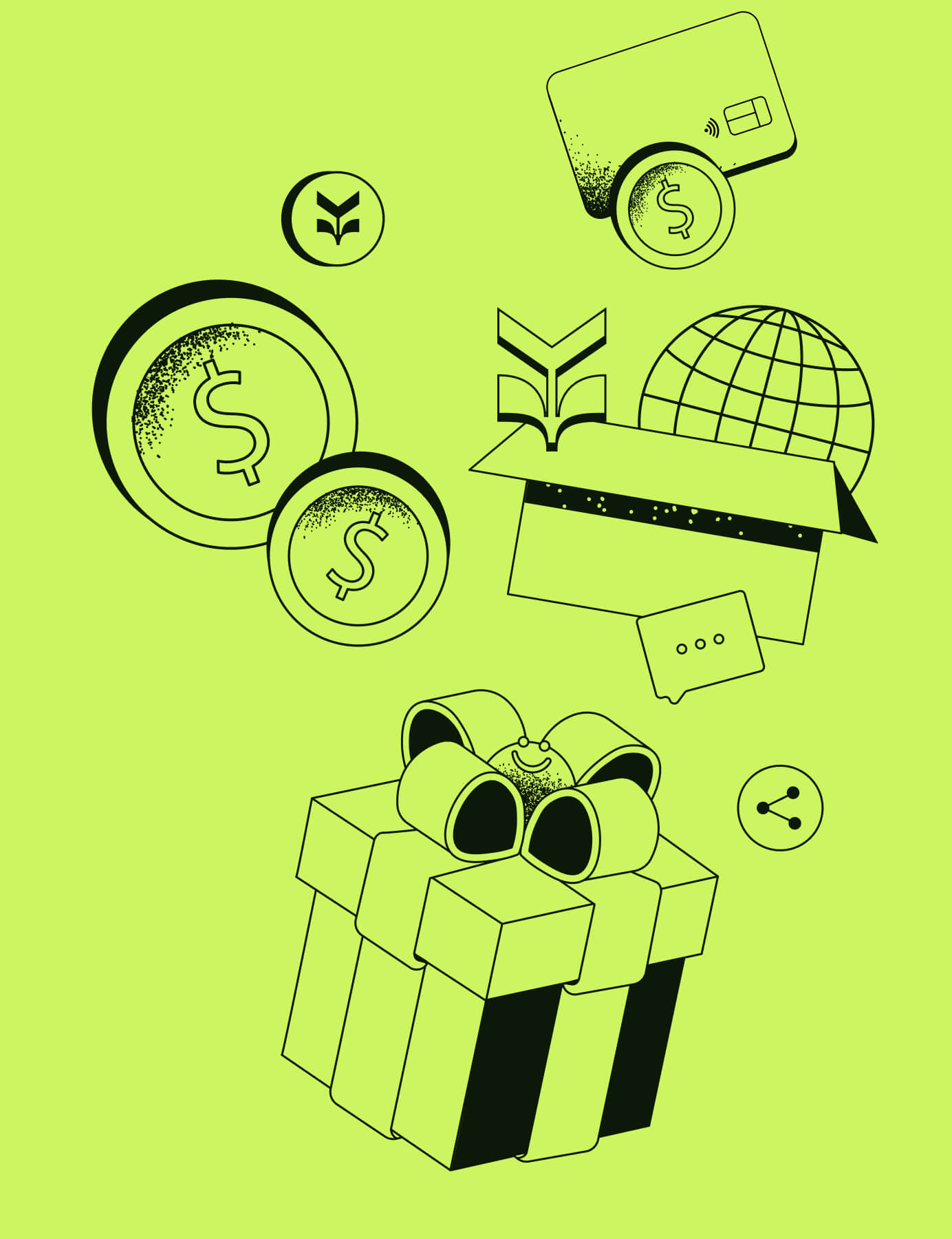Screenshot of digital commerce illustration